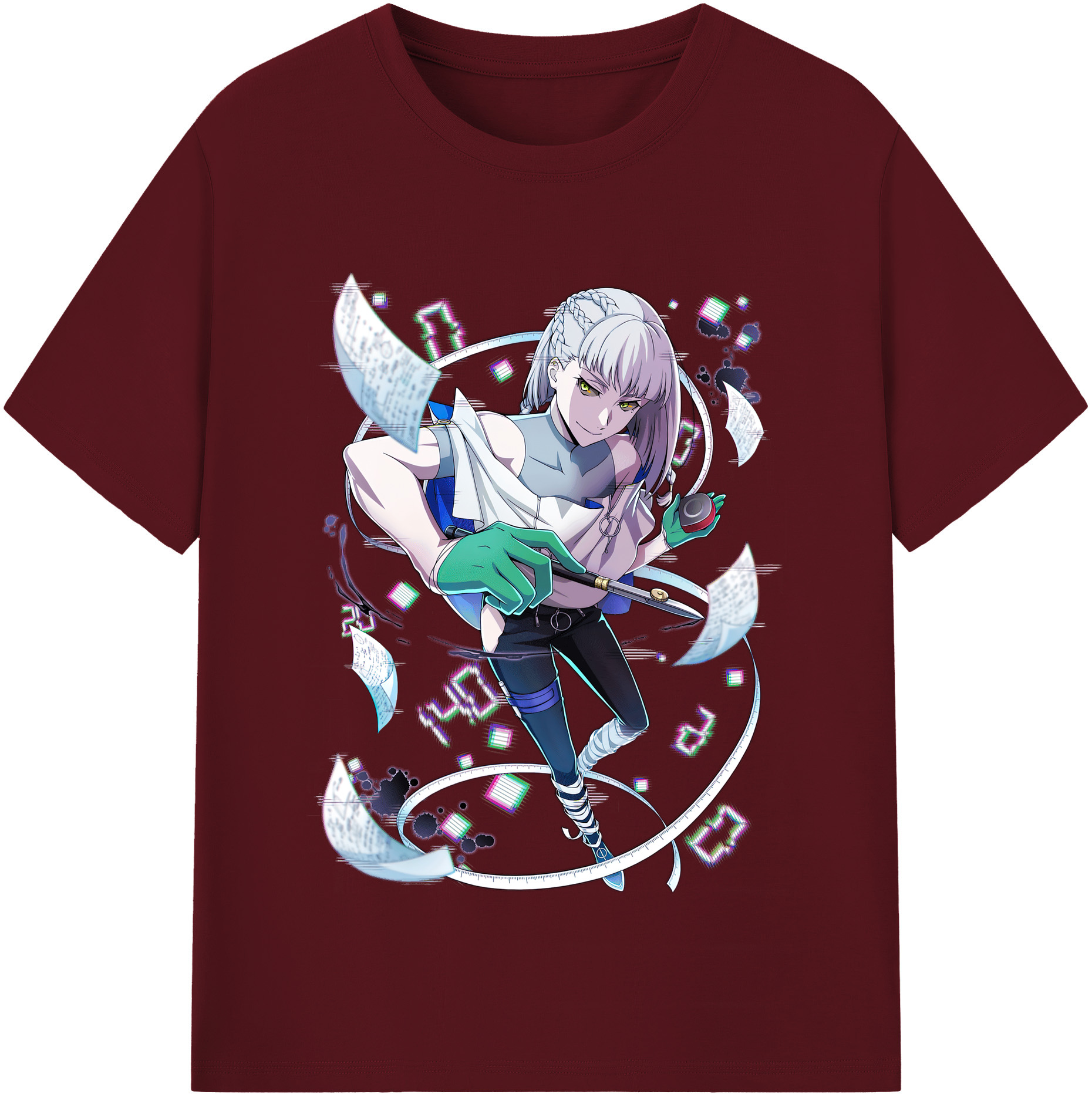 （画像用） 文豪ストレイドッグス Bungo Stray Dogs 綿100％半袖Tシャツ（フロントプリント）